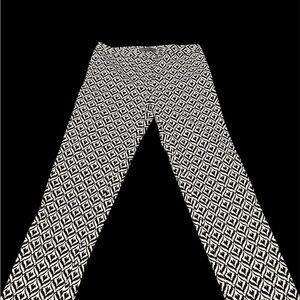 Elliott Lauren Monochrome Geometric Print Pants